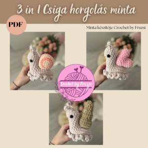 3in1 Csiga - Horgolás minta